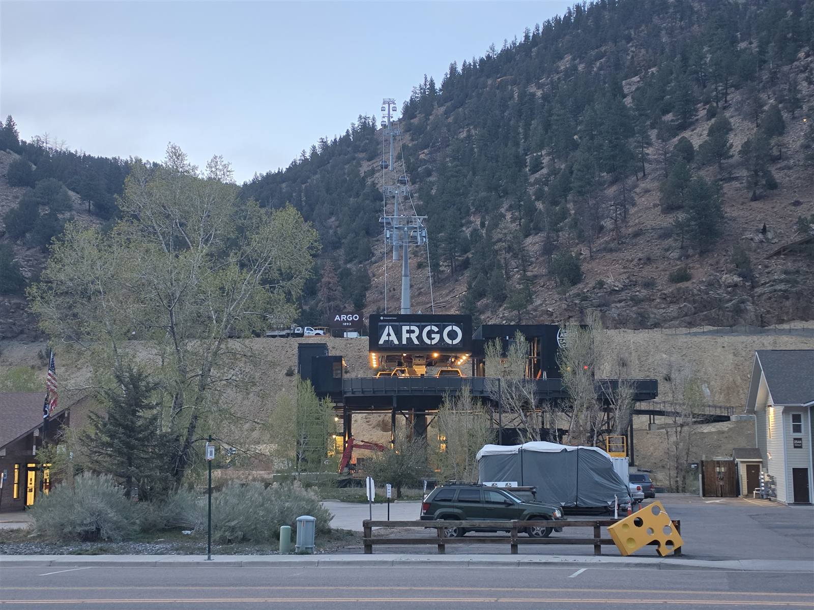 The Argo Mill and gondola in Idaho Springs