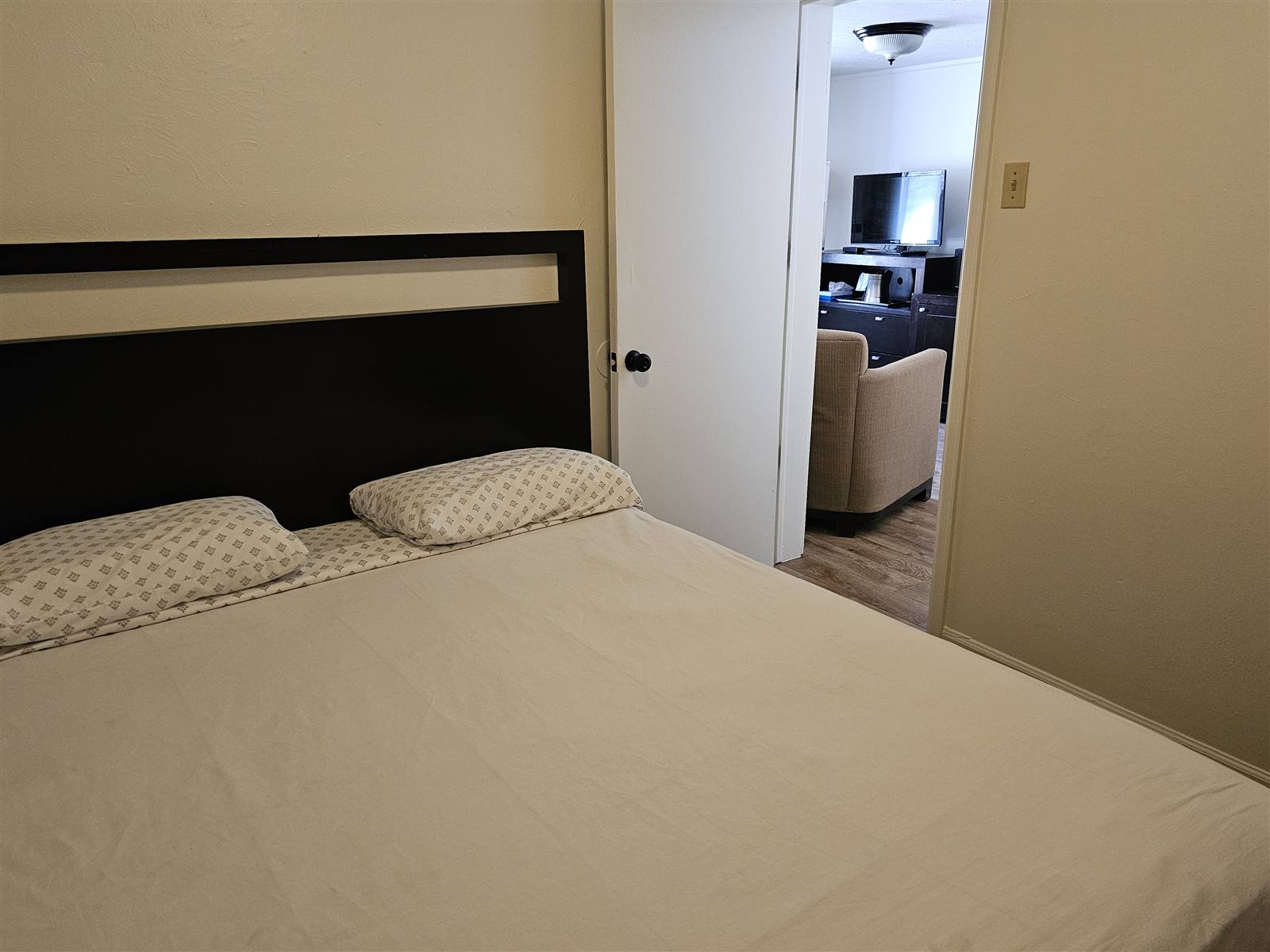 Two Queen split suite with sitting area